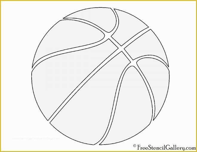 Free Basketball Website Templates Of Basketball Stencil