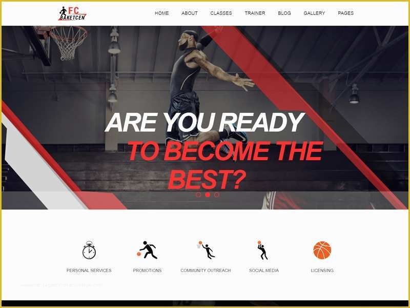 Free Basketball Website Templates Of Fc Bakecen Free Basketball Website Template Freemium