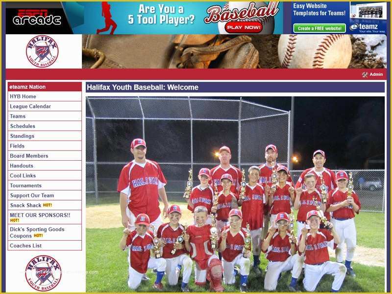 Free Basketball Website Templates Of Free Baseball Team Website Templates Free Team Websites