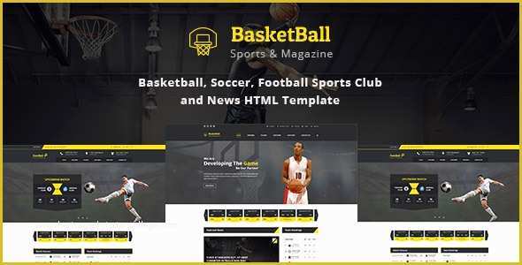Free Basketball Website Templates Of Sportsmagazine Basketball soccer Football Sports Club