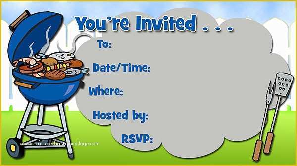 Free Bbq Invitation Template Of Free Other Design File Page 26 Newdesignfile