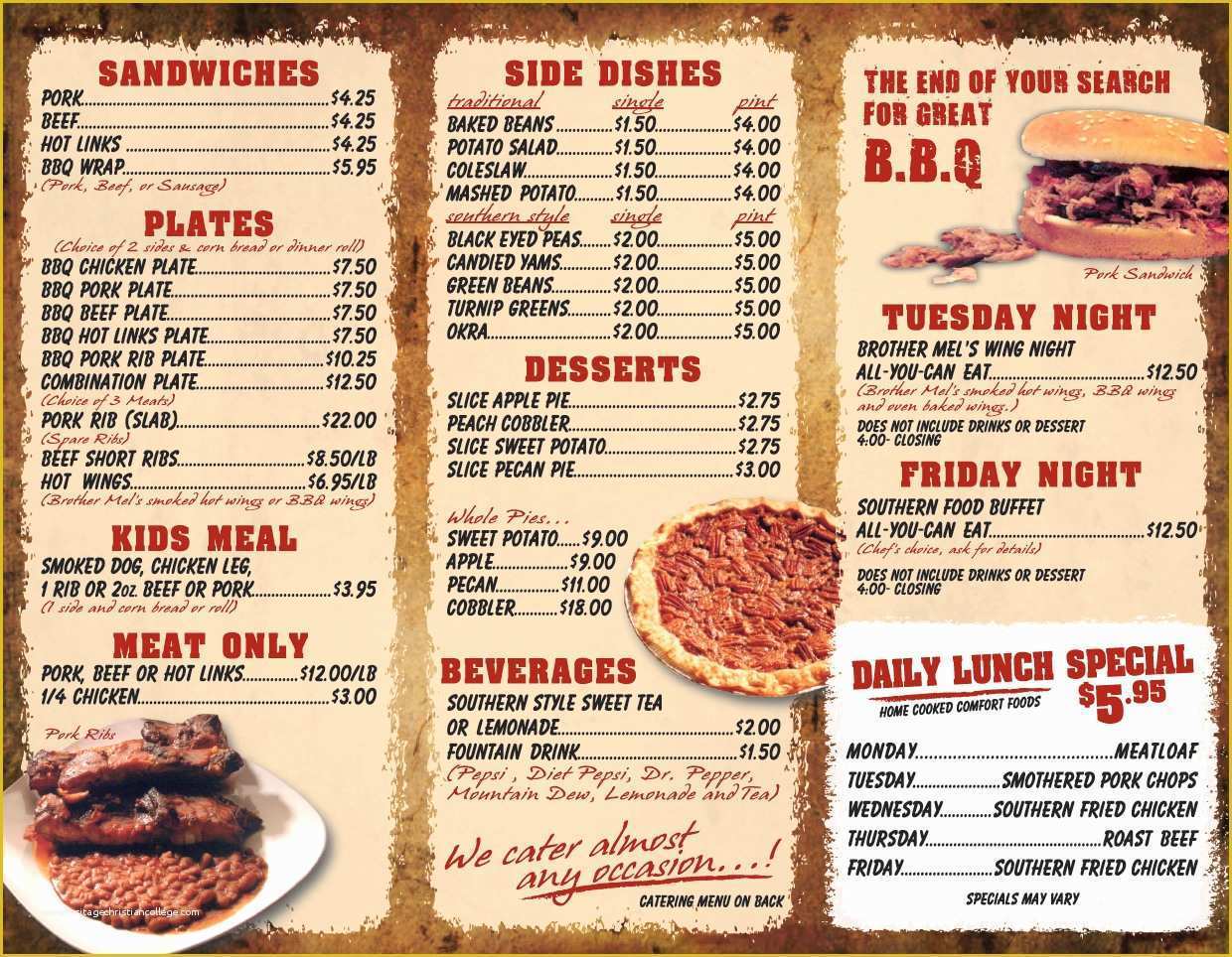 Free Bbq Menu Template Of 14 Design Your Own Restaurant Menu Create Your