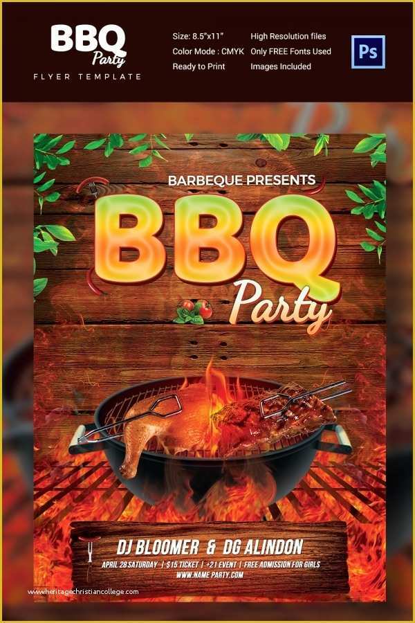 Free Bbq Menu Template Of 25 Bbq Flyer Template Free Word Pdf Psd Eps