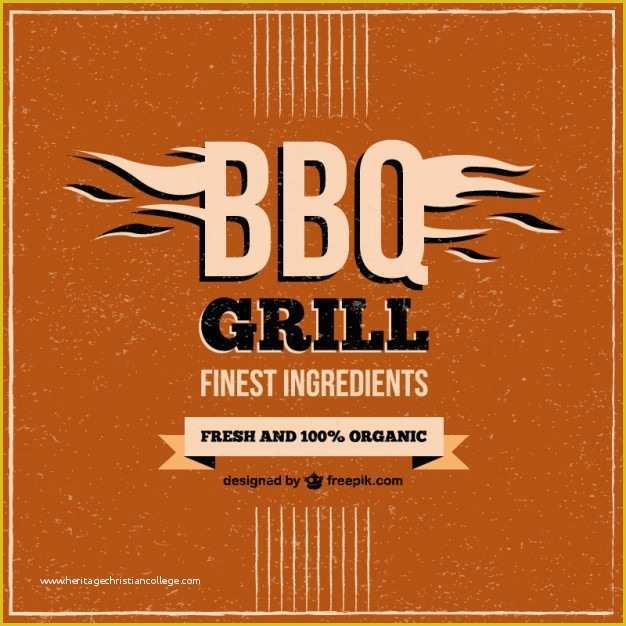 Free Bbq Menu Template Of Barbecue Grill Restaurant Menu Vector