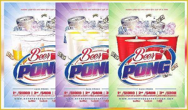Free Beer Pong Flyer Template Of 18 Beer Party Flyer Templates Free & Premium Download