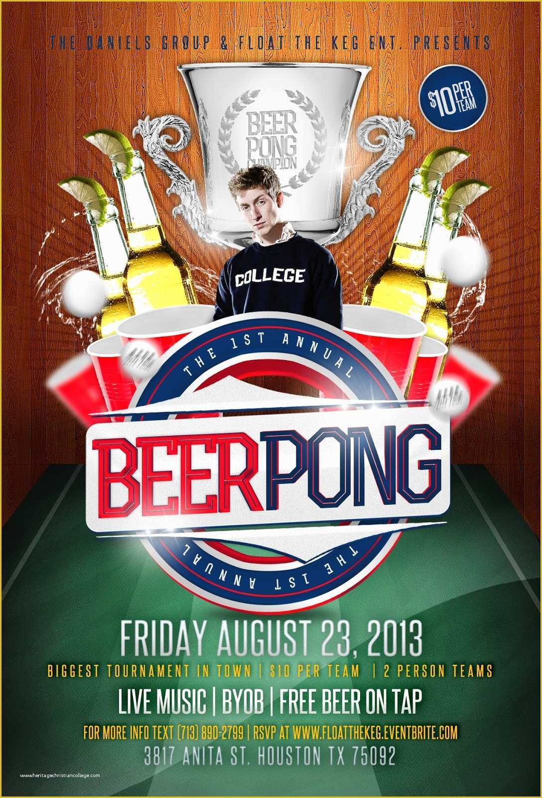 Free Beer Pong Flyer Template Of Dj Yung Sho Blog