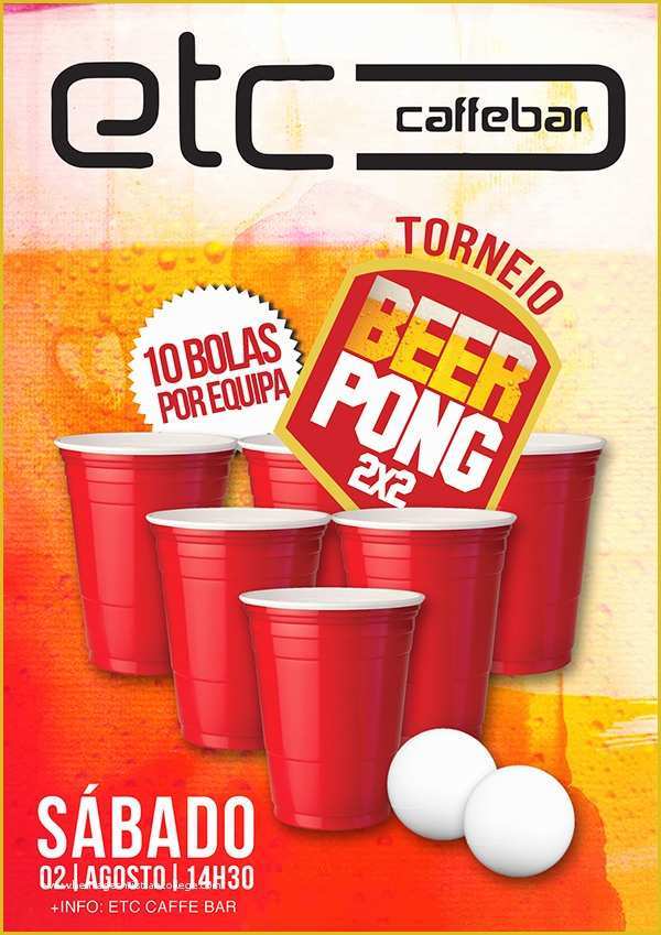 Free Beer Pong Flyer Template Of Flyer