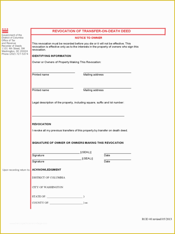 Free Beneficiary Deed Missouri Template Printable Templates