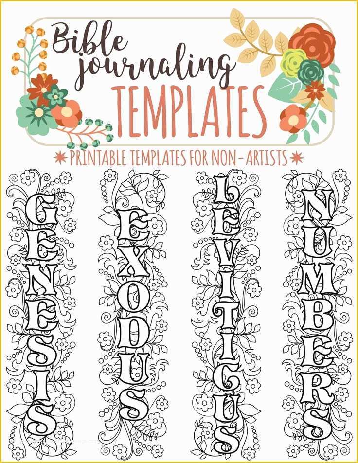 Free Bible Journaling Templates Of 1648 Best Christian Coloring Pages Ot Images On Pinterest