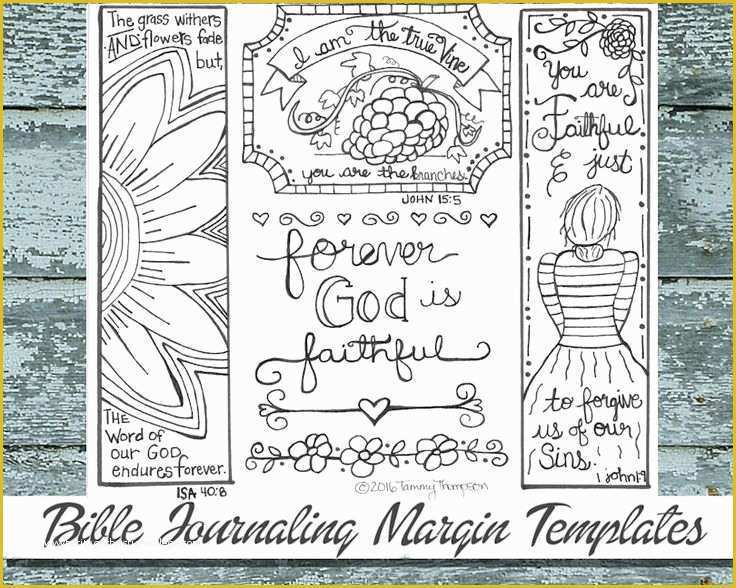 Free Bible Journaling Templates Of 25 Best Images About Bible ...