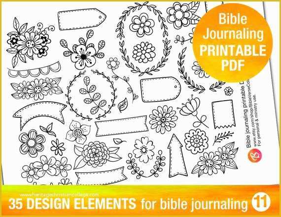 Free Bible Journaling Templates Of 35 Printable Templates for Bible Journaling by