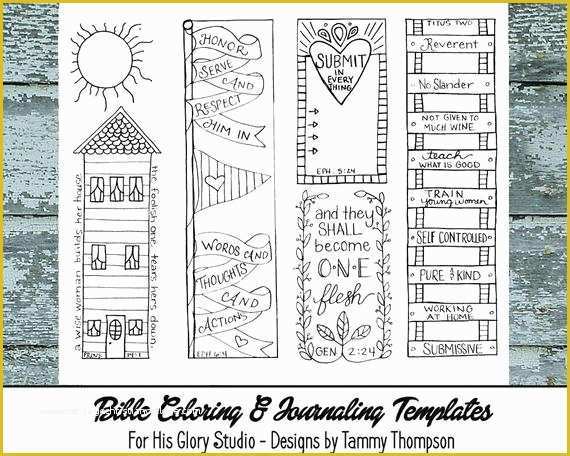 Free Bible Journaling Templates Of A Wise Woman 24 Bible Journaling Black and White Pdf