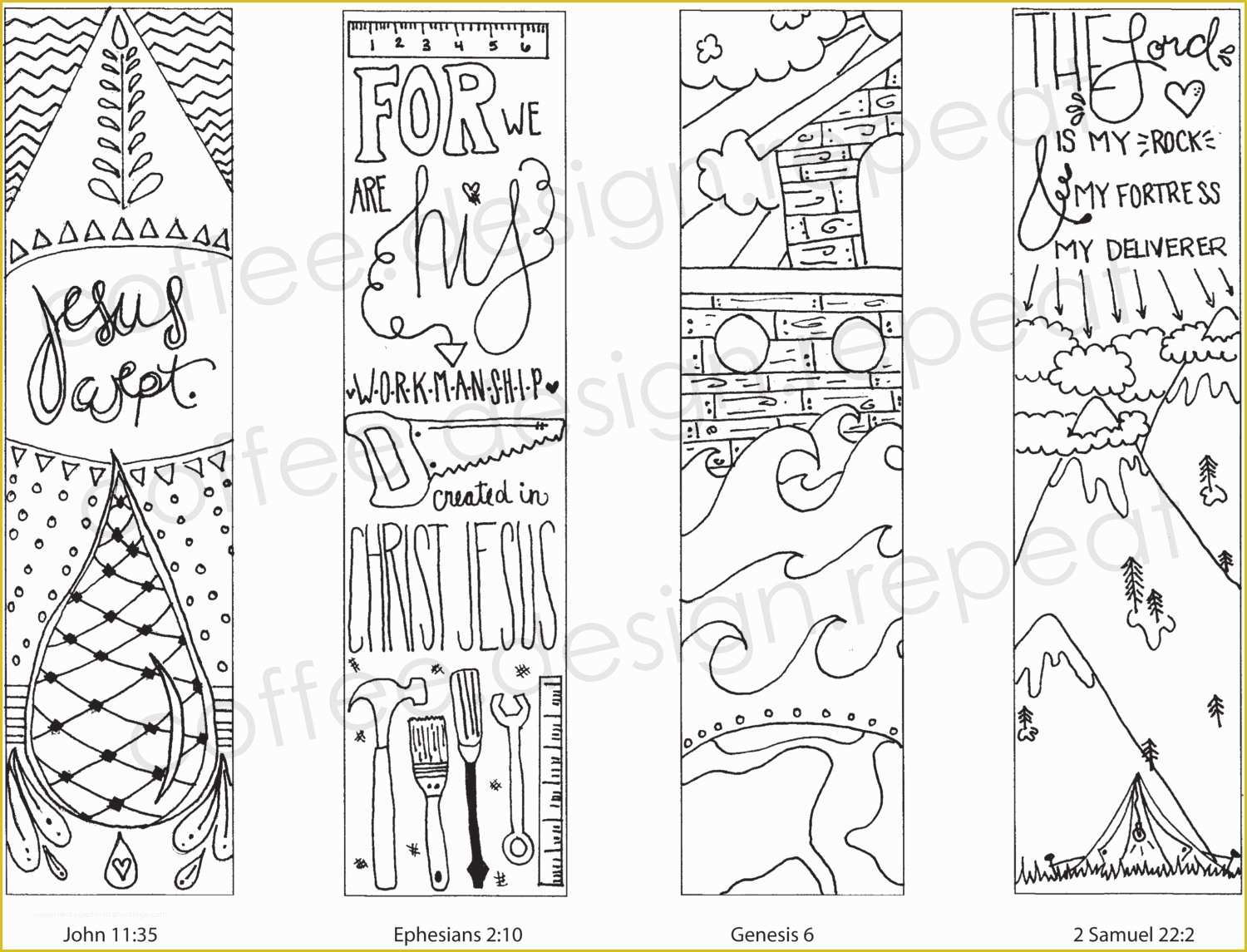 Free Bible Journaling Templates Of Bible Journaling Sidebar Templates Set Of 4 by