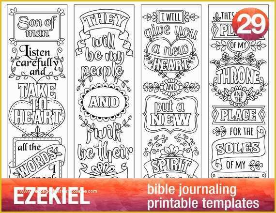 Free Bible Journaling Templates Of Ezekiel 4 Bible Journaling Printable Templates Illustrated