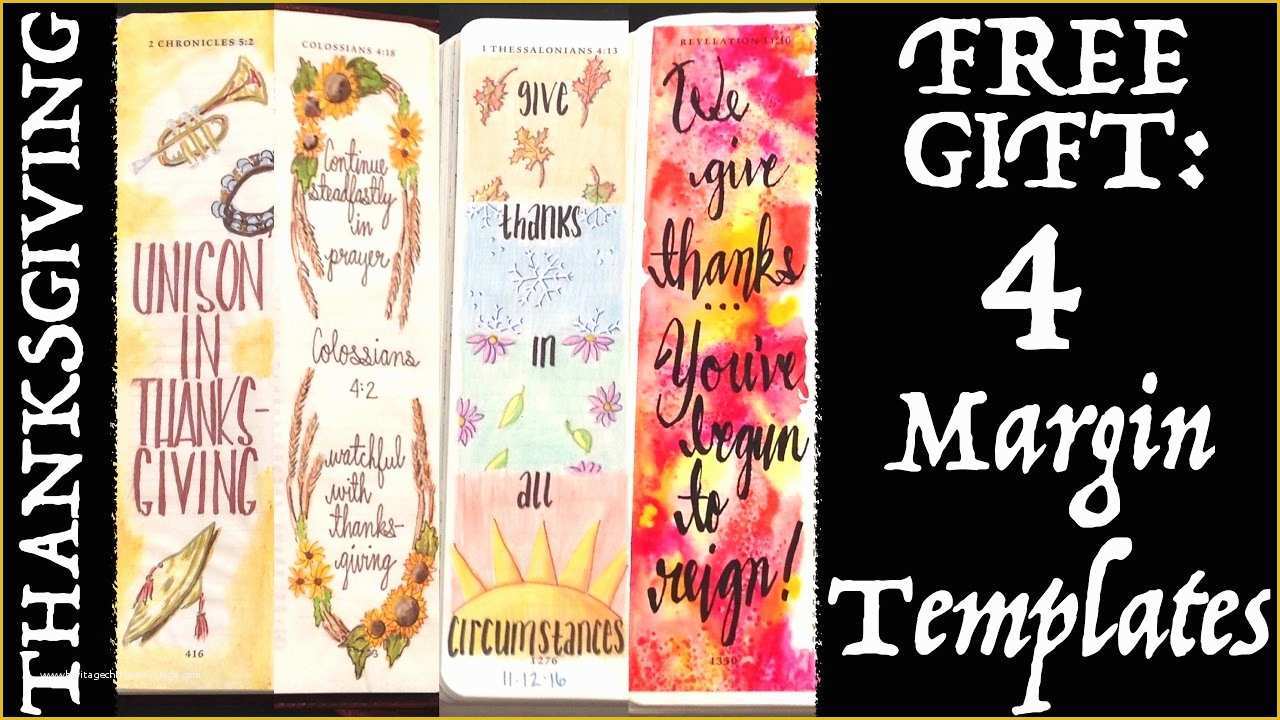 Free Bible Journaling Templates Of Free Bible Journaling Templates Thankfulness Four Ways