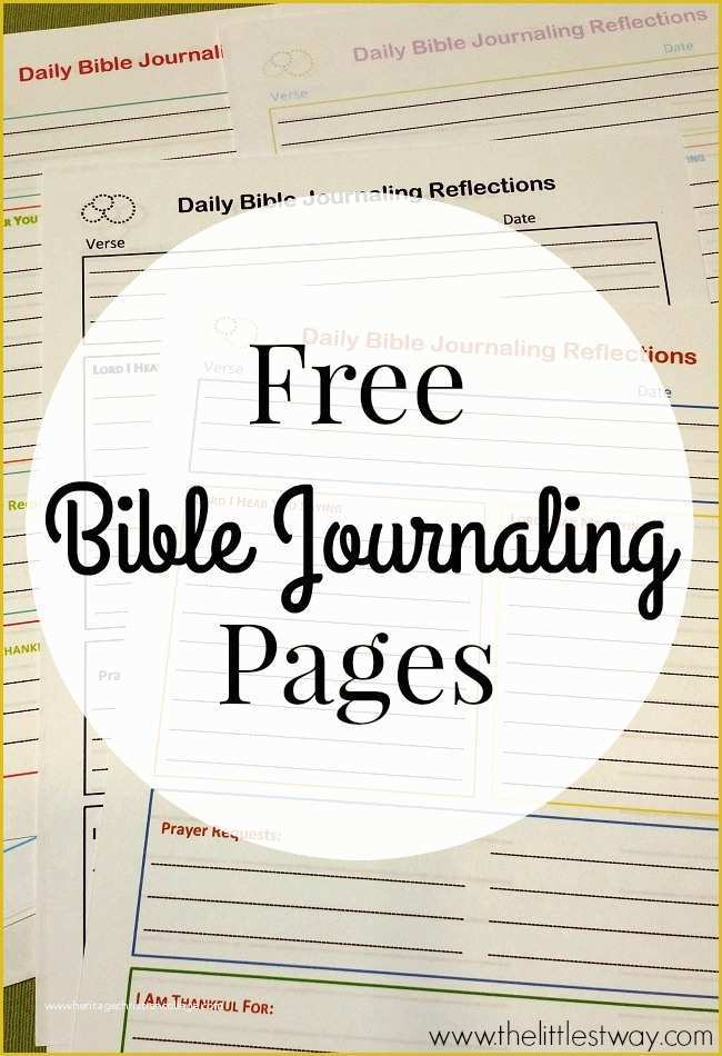 Free Bible Journaling Templates Of Free Bible Study Worksheets and Printables