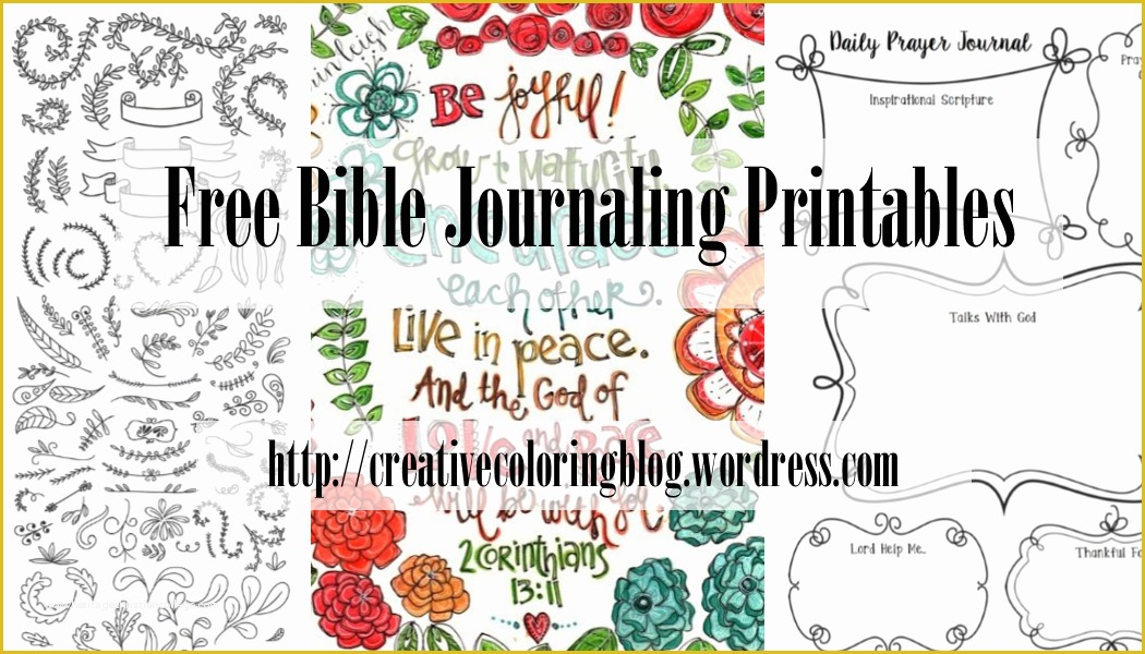 Free Bible Journaling Templates Of Free Printables for Bible Journaling