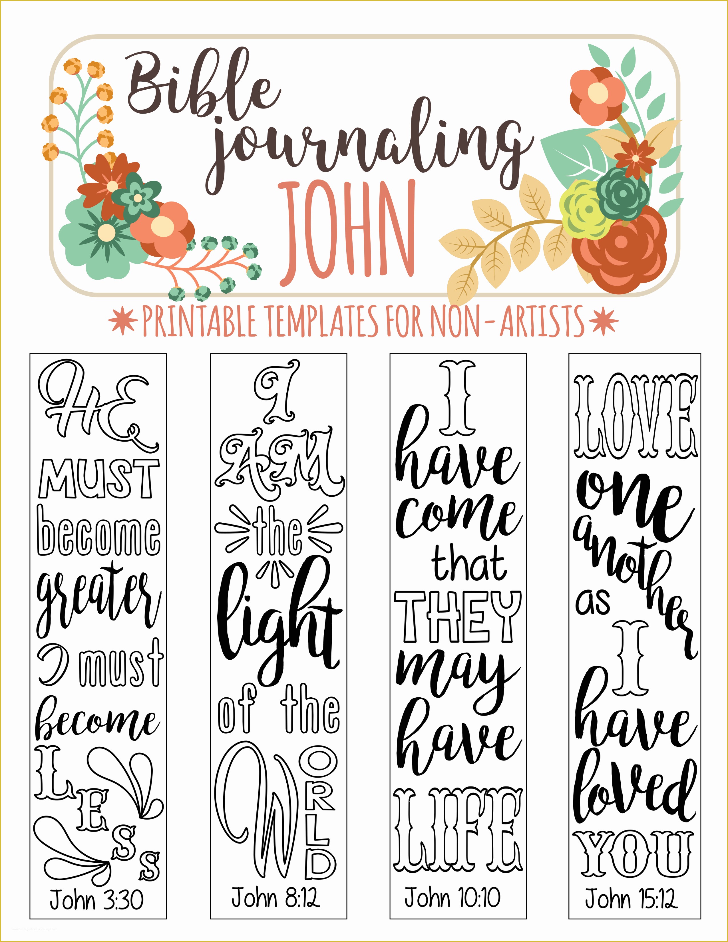 Bible Journaling Printable