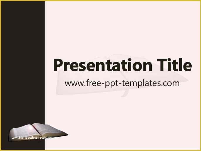 Free Bible Powerpoint Templates Of Bible Ppt Template