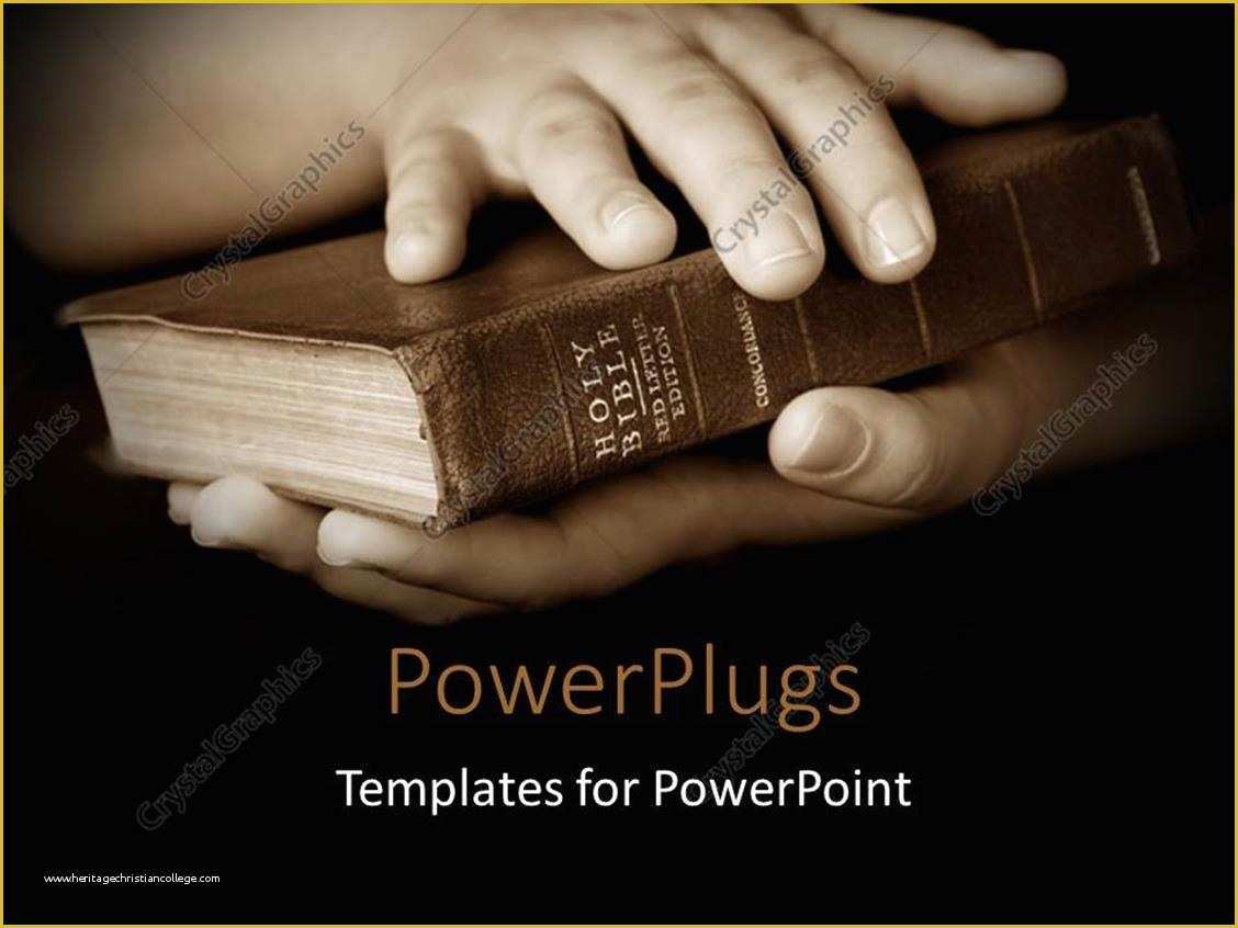 Free Bible Powerpoint Templates Of Powerpoint Template Pair Hands Holding Well Read Holy