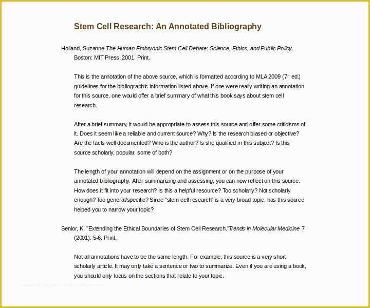 Free Bibliography Template Of 26 Types Of Bibliography Templates