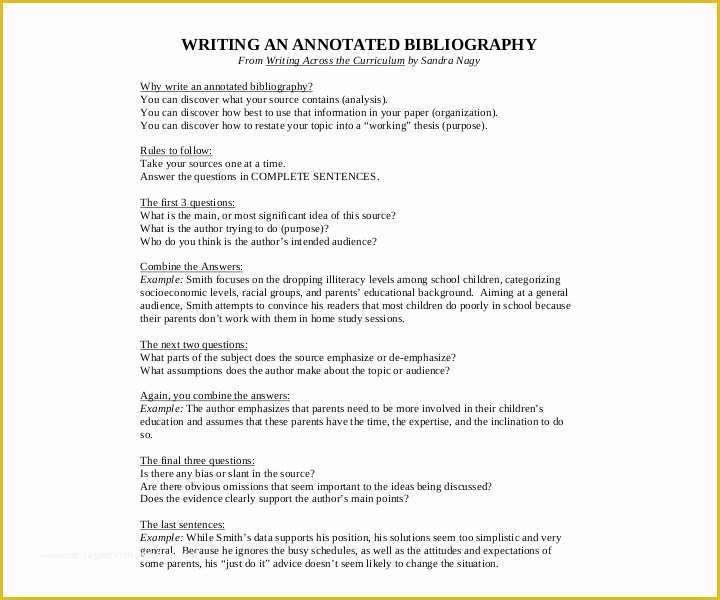 Free Bibliography Template Of 9 Mla Bibliography Templates Free Pdf Doc format