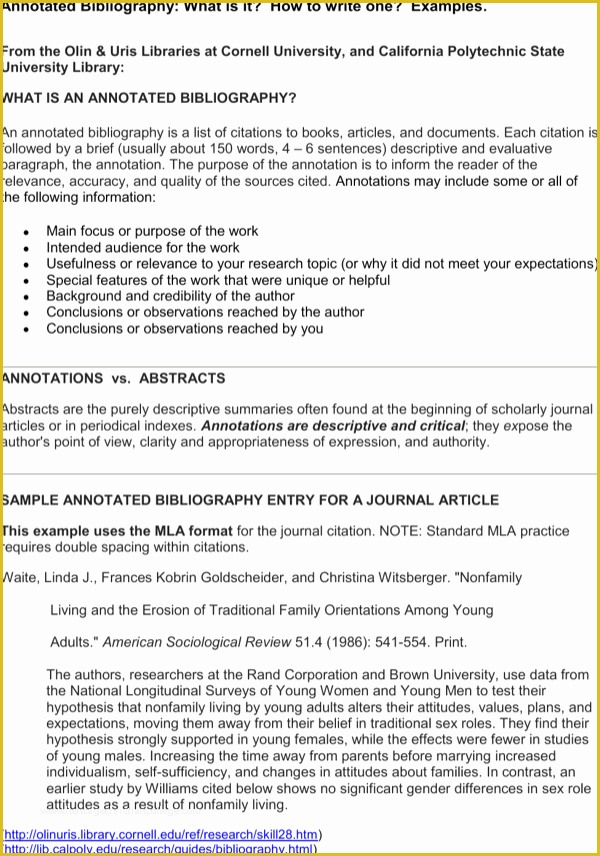 Free Bibliography Template Of Download Printable Annotated Bibliography Template for