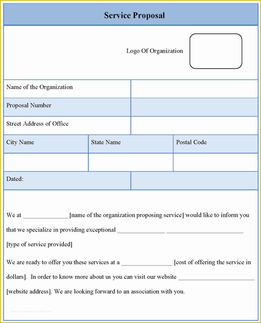 Free Bid Proposal Template Of Free Proposal Template