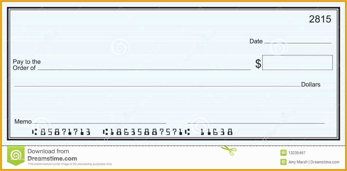 Free Big Check Template Download Of 10 Editable Blank Check Template
