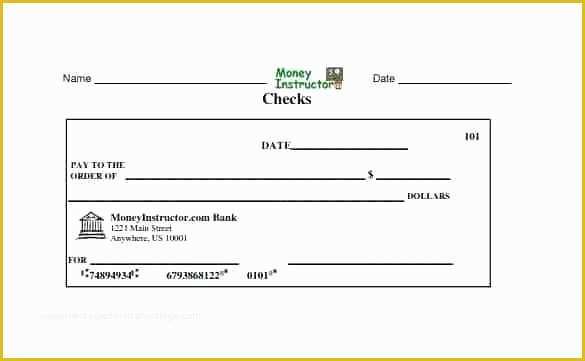 Free Big Check Template Download Of Big Blank Check Template Blank Check Template Download by