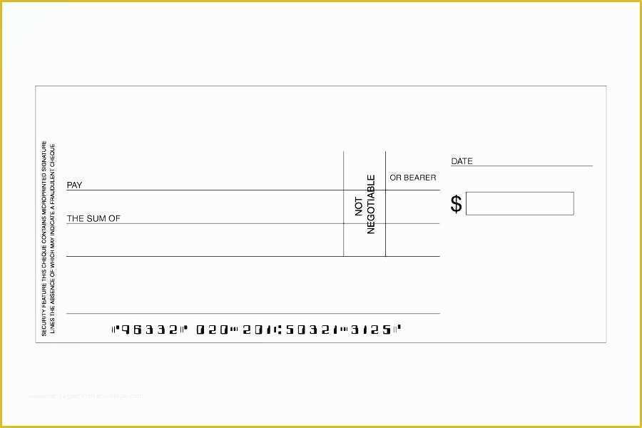 Free Big Check Template Download Of Big Check Template Blank Checks Cheque Template Download