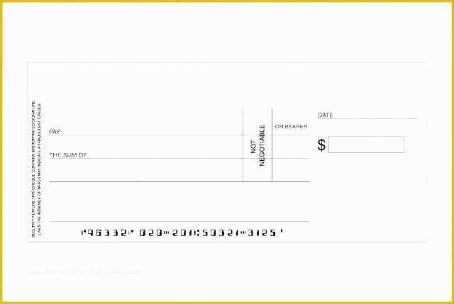 Free Big Check Template Download Of Big Check Template Download Big Check Template Free