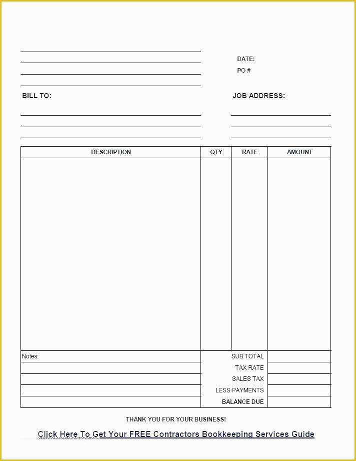 Free Bill Invoice Template Printable Of Free Printable Billing Statement Template Invoices New