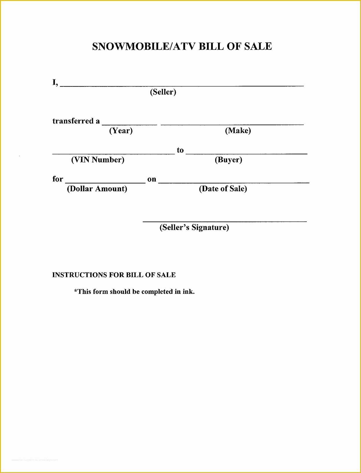 Free Printable Bill Of Sale Ohio Free Printable Bill Of Sale Ohio