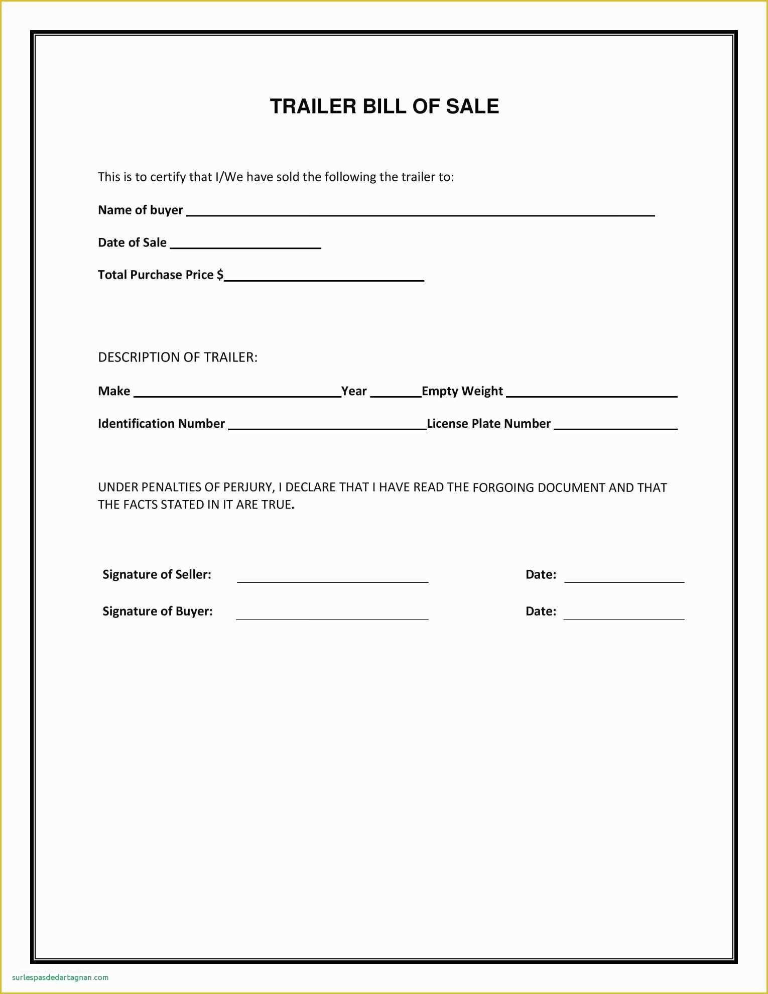 Free Bill Of Sale Template for Car Of Bill Sale Template Nebraska or Free Motor Vehicle Bill