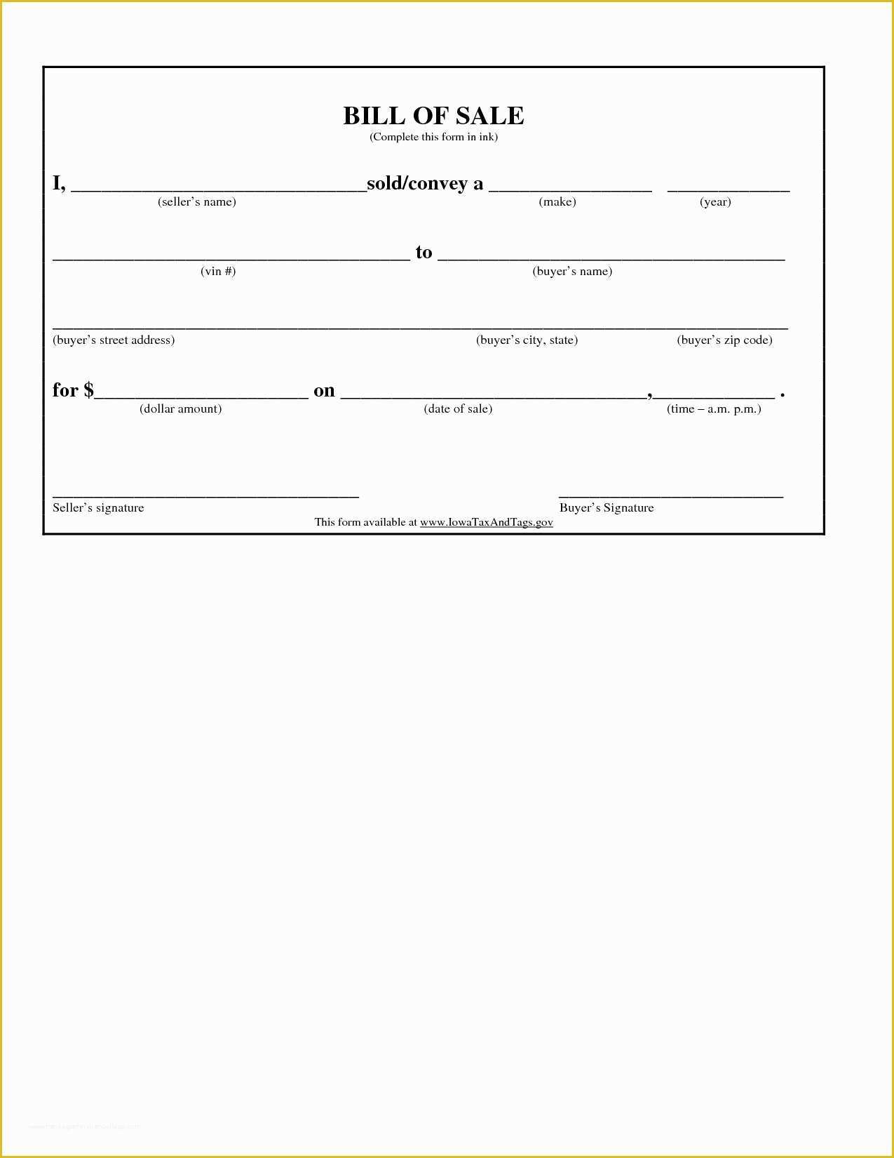 Free Bill Of Sale Template Ga Of Vehicle Bill Sale Georgia form with Notary Resume