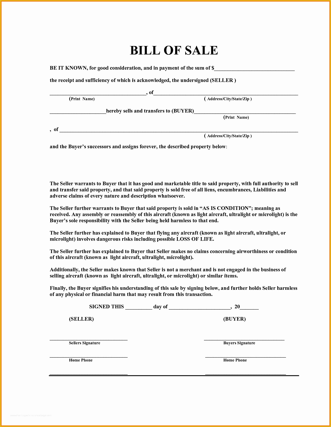 Free Bill Of Sale Template Georgia Of Boat Bill Sale Template Uk Templates Station