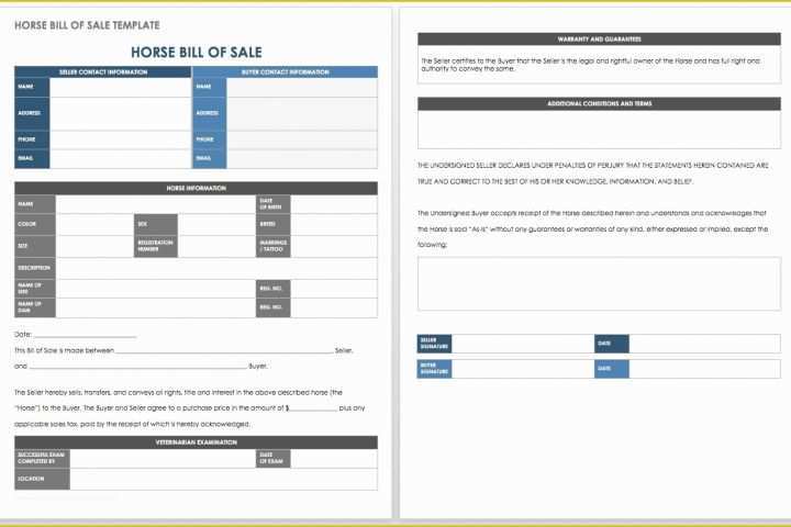 Free Bill Of Sale Template Word Of 15 Free Bill Of Sale Templates