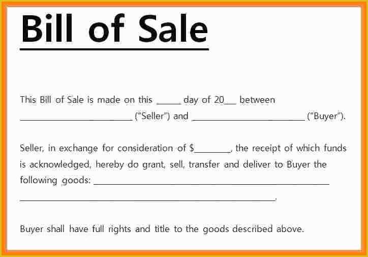 Free Bill Of Sale Template Word Of 5 Microsoft Word Templates Bill Of Sale