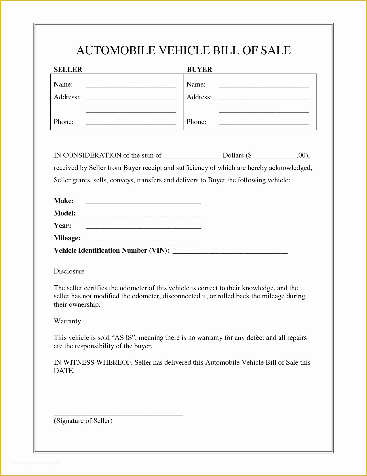 free-fillable-mobile-home-bill-of-sale-form-pdf-templates