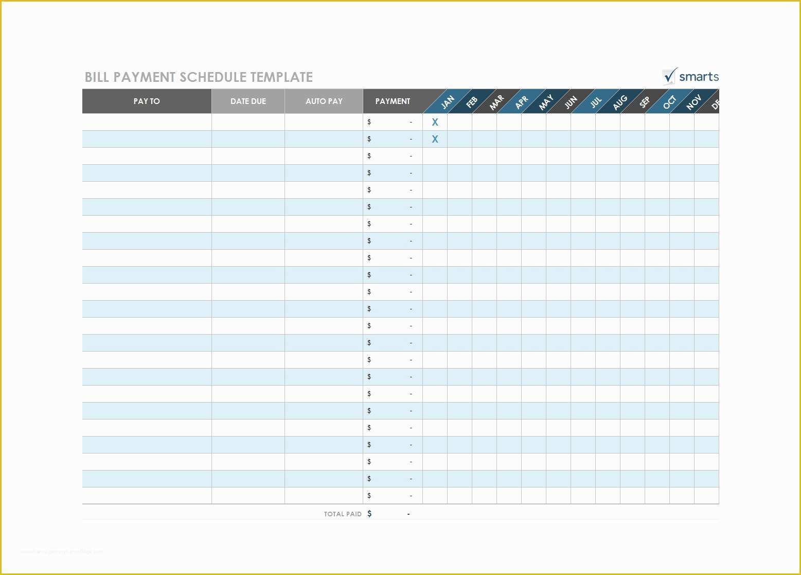 Free Bill Payment Checklist Template Of 32 Free Bill Pay Checklists & Bill Calendars Pdf Word