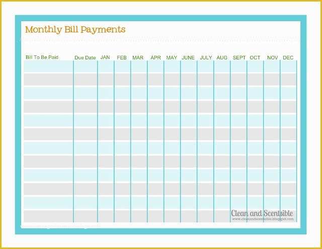 Free Bill Payment Checklist Template Of Free Bill Payment Checklist