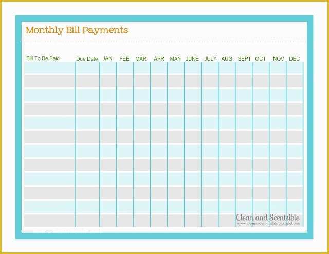 Free Bill Payment Checklist Template Of Free Bill Payment Checklist