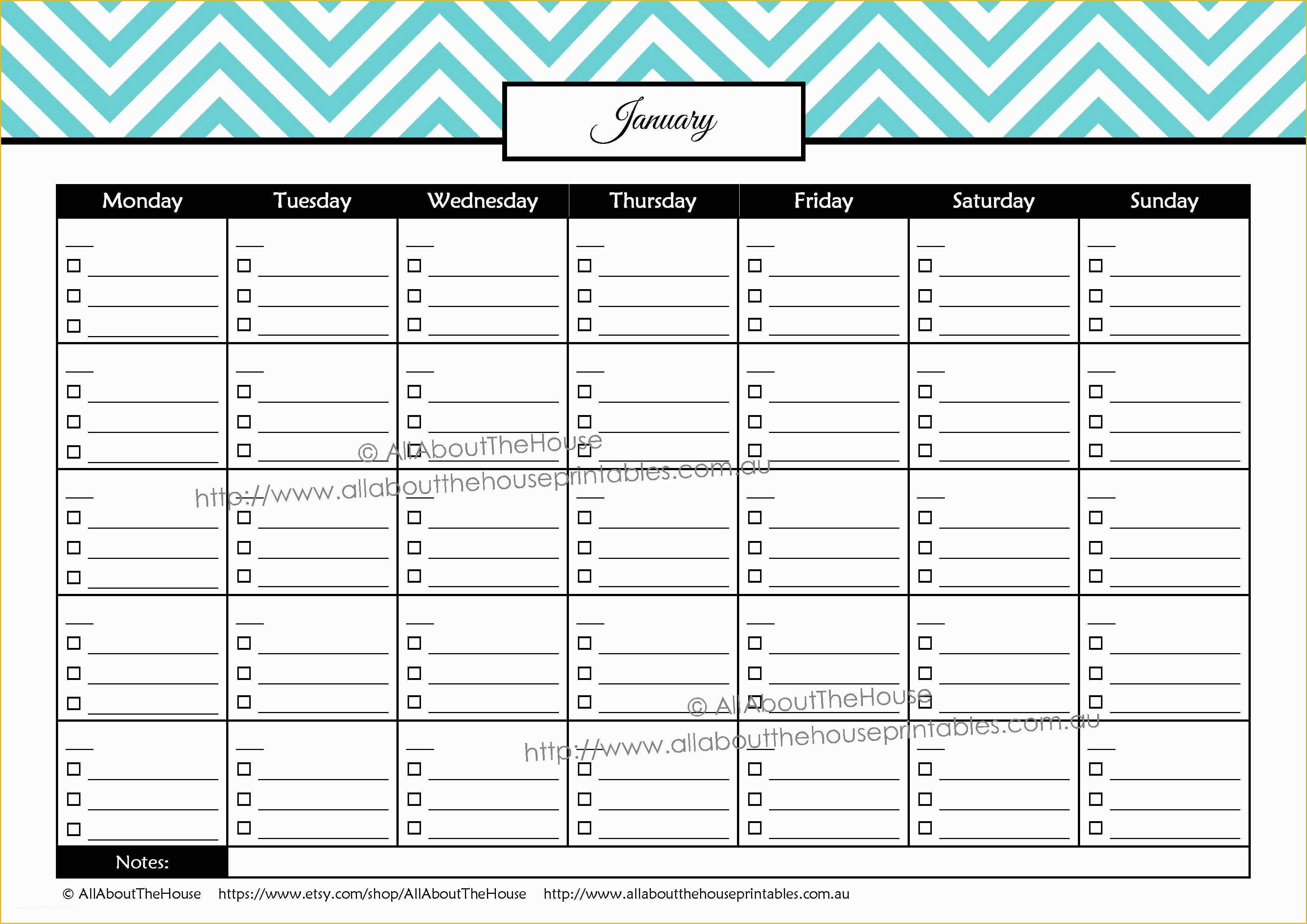 Free Bill Planner Template Of Bill Pay Calendar