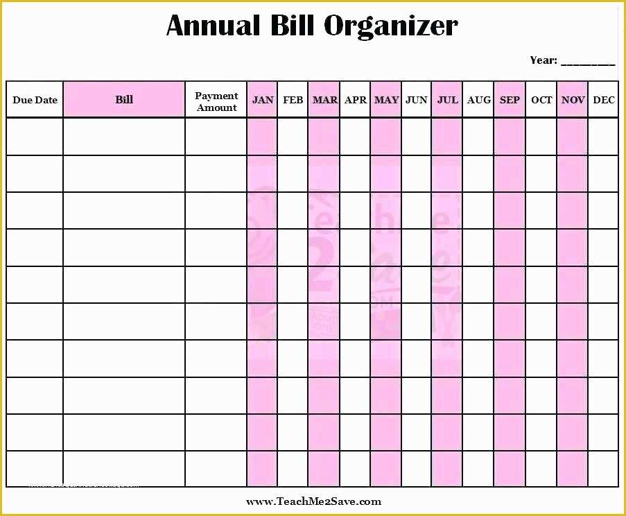 Free Bill Planner Template Of Bill Payment organizer – Hairfiberproductsub
