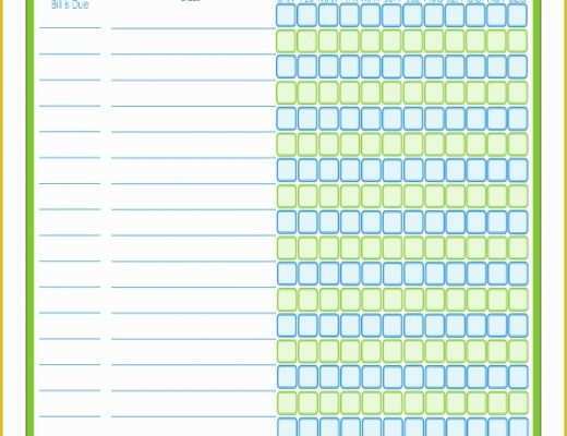 Free Bill Planner Template Of Bill Payment Schedule Template 12 Free Word Pdf format