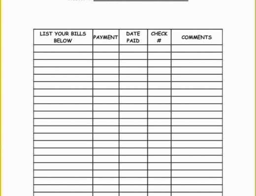 Free Bill Schedule Template Of Free Printable Monthly Bill Payment Summary and Schedule