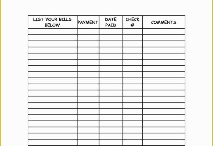 Free Bill Schedule Template Of Free Printable Monthly Bill Payment Summary and Schedule