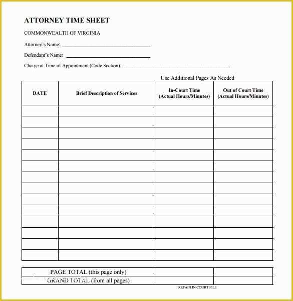 Free Billable Hours Timesheet Template Of 11 Legal and Lawyer Timesheet Templates – Pdf Word