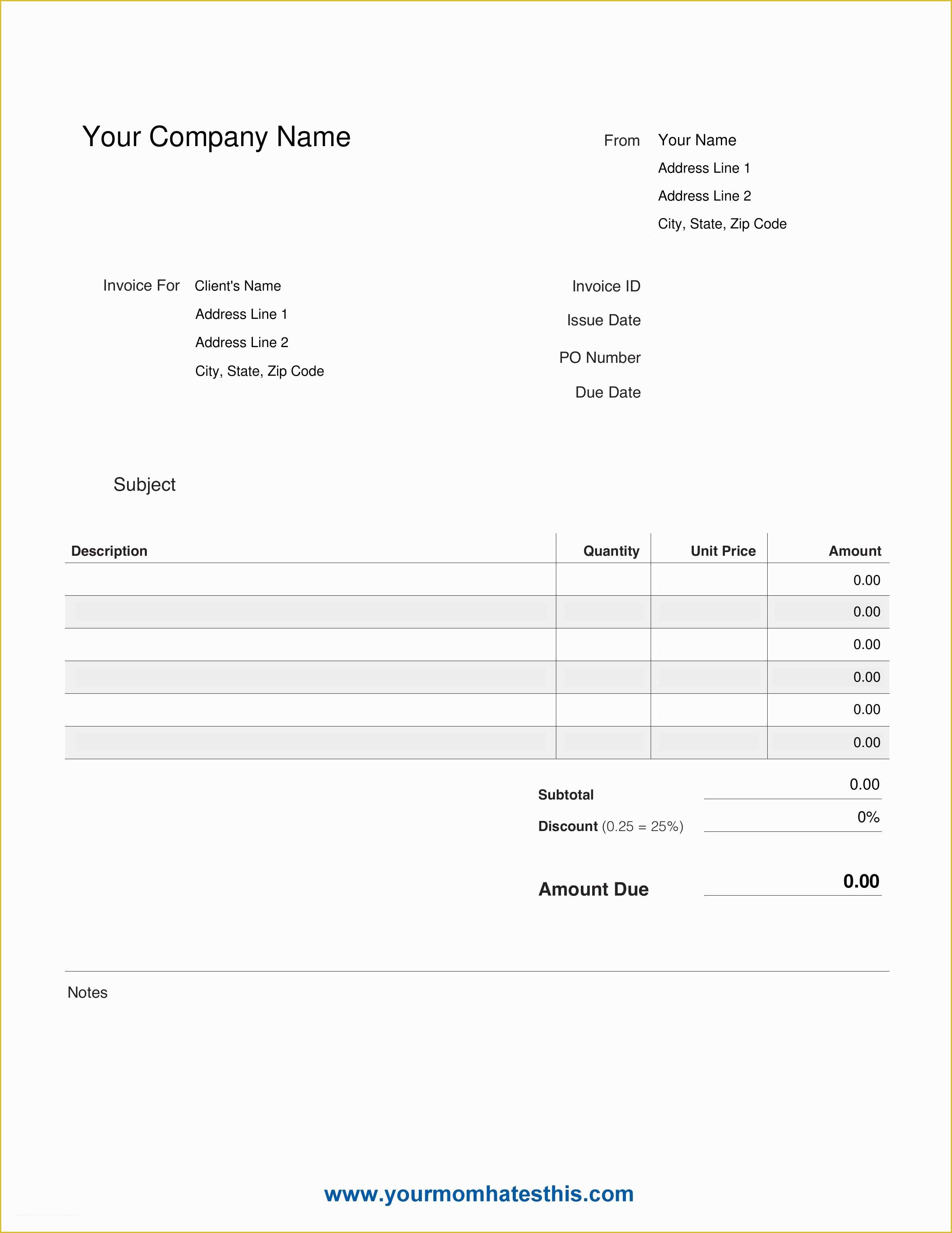 Free Billing Template Of E Must Know On Business Invoice Templates